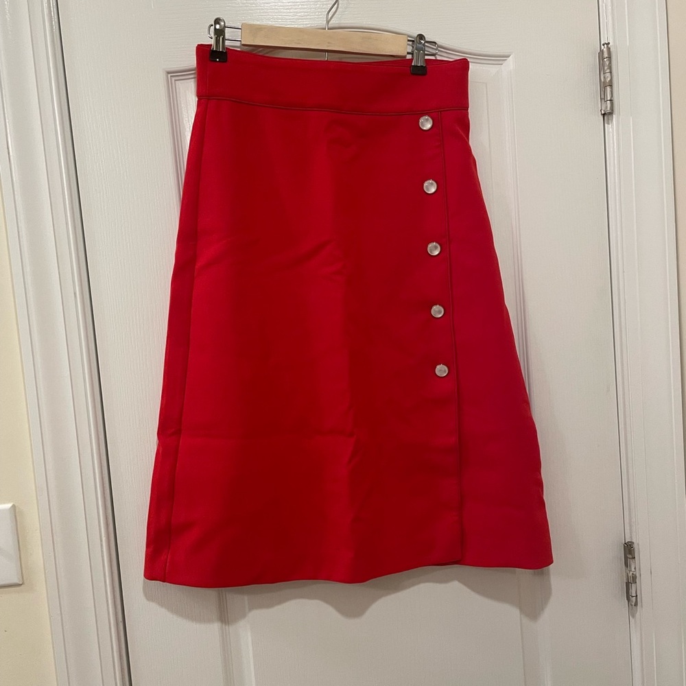 NWT Ann Taylor Red Skirt Size 4